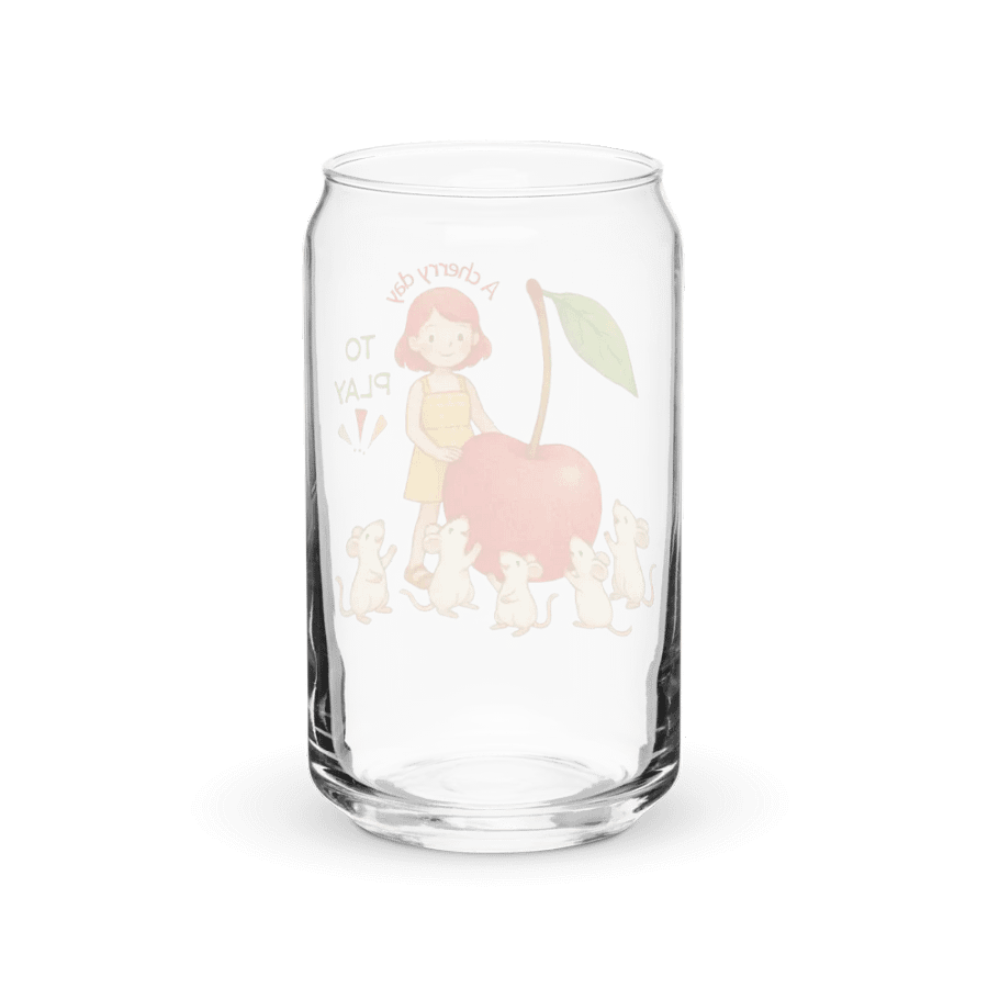 A Cherry Day Can-Shaped Glass product image (2)