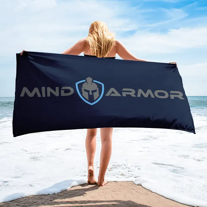 Mind Armor - Towel - Blue Logo product image (1)