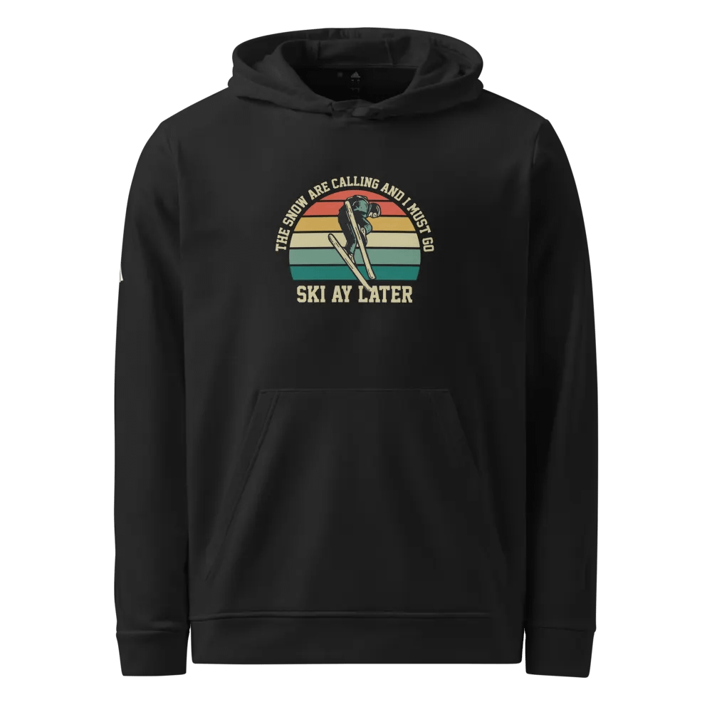 Retro Skier Adidas® Fleece Hoodie product image (1)