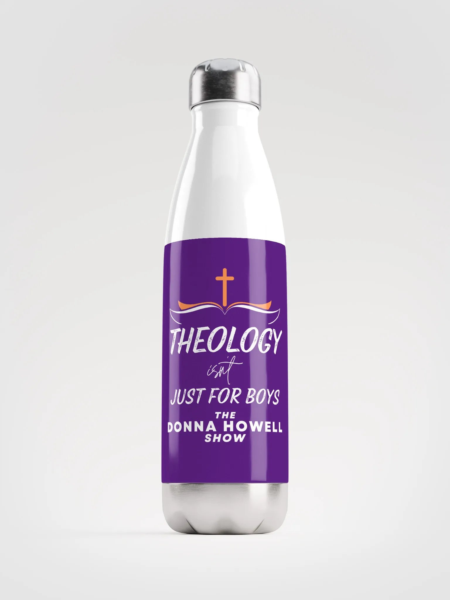 Theology Isn't Just for Boys Heavy Duty Stainless Steel Water Bottle product image (1)