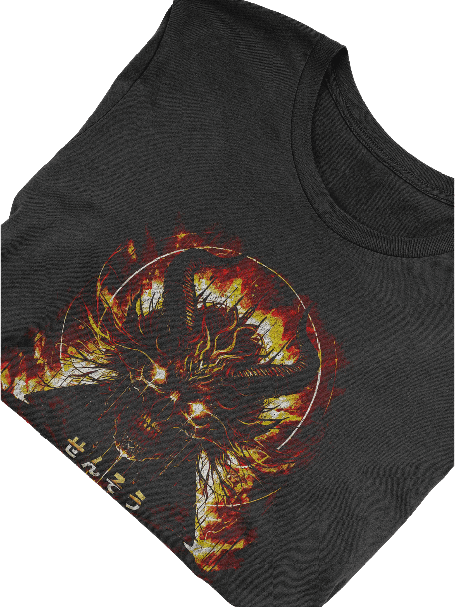 War – Fiery Battle Demon Gothic T-Shirt product image (3)