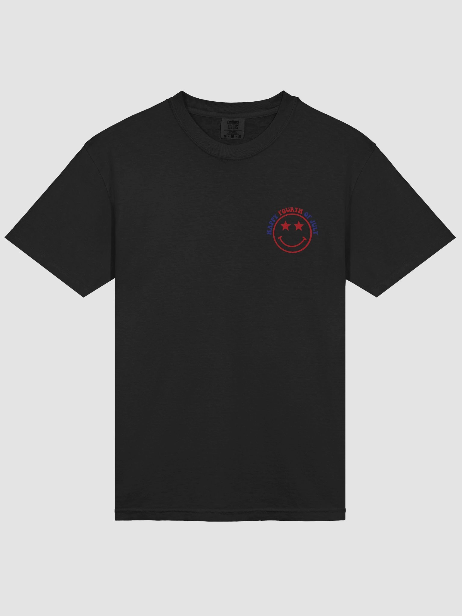 Patriotic Smiley Face Fourth of July T-Shirt product image (26)