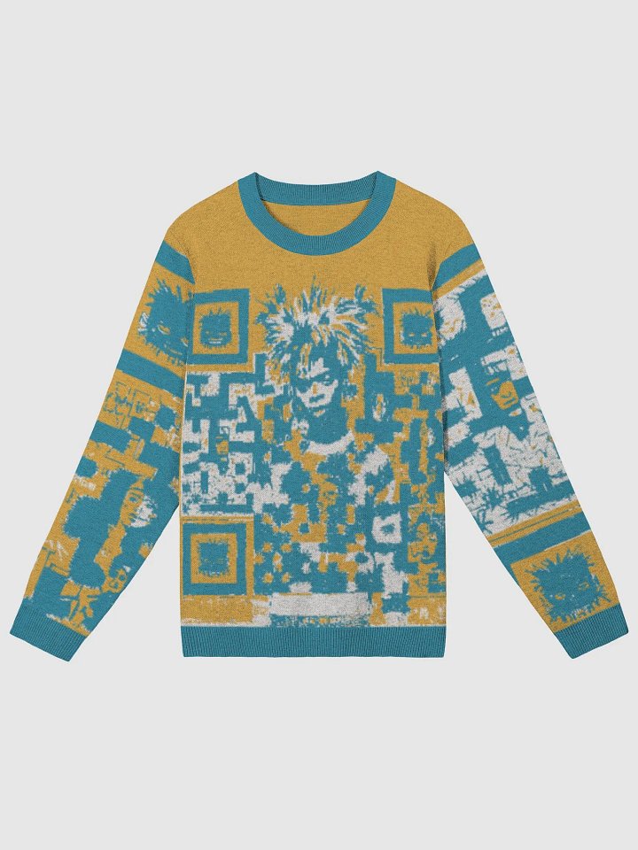 St®èétwise QR-Mustard Jacquard Sweater product image (5)