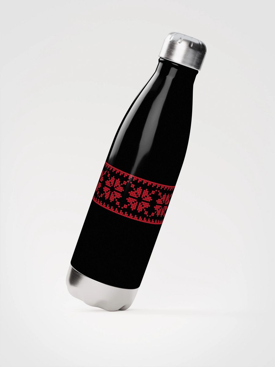 Red Tatreez Stainless Steel Water Bottle product image (3)