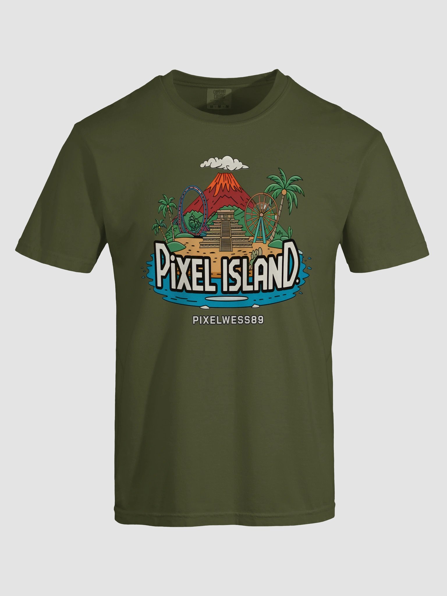 Pixel Island - Comfort T-shirt product image (37)