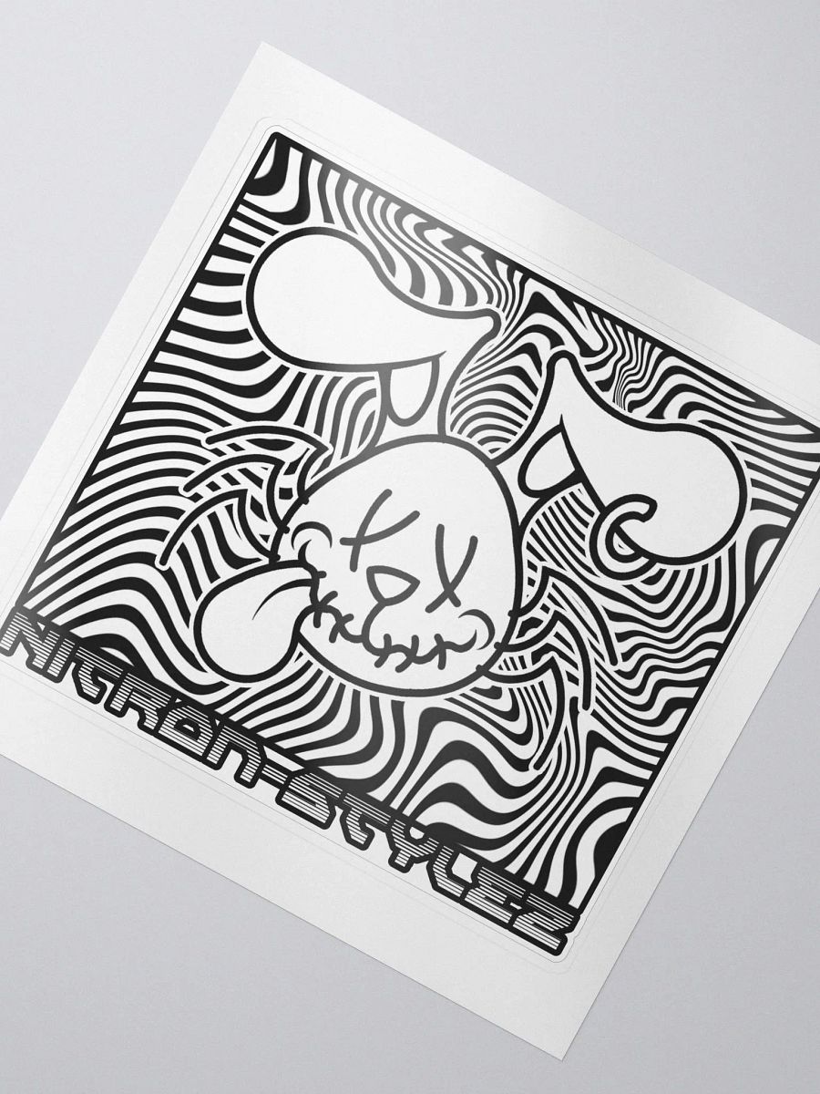 Wave 6 - Trippy Square Kiss Cut Sticker product image (2)