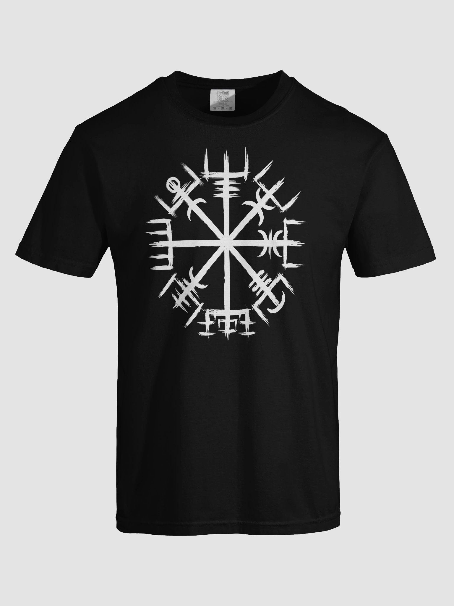 Vegvísir Viking Compass T-Shirt – Norse Rune Symbol for Protection and Guidance product image (5)