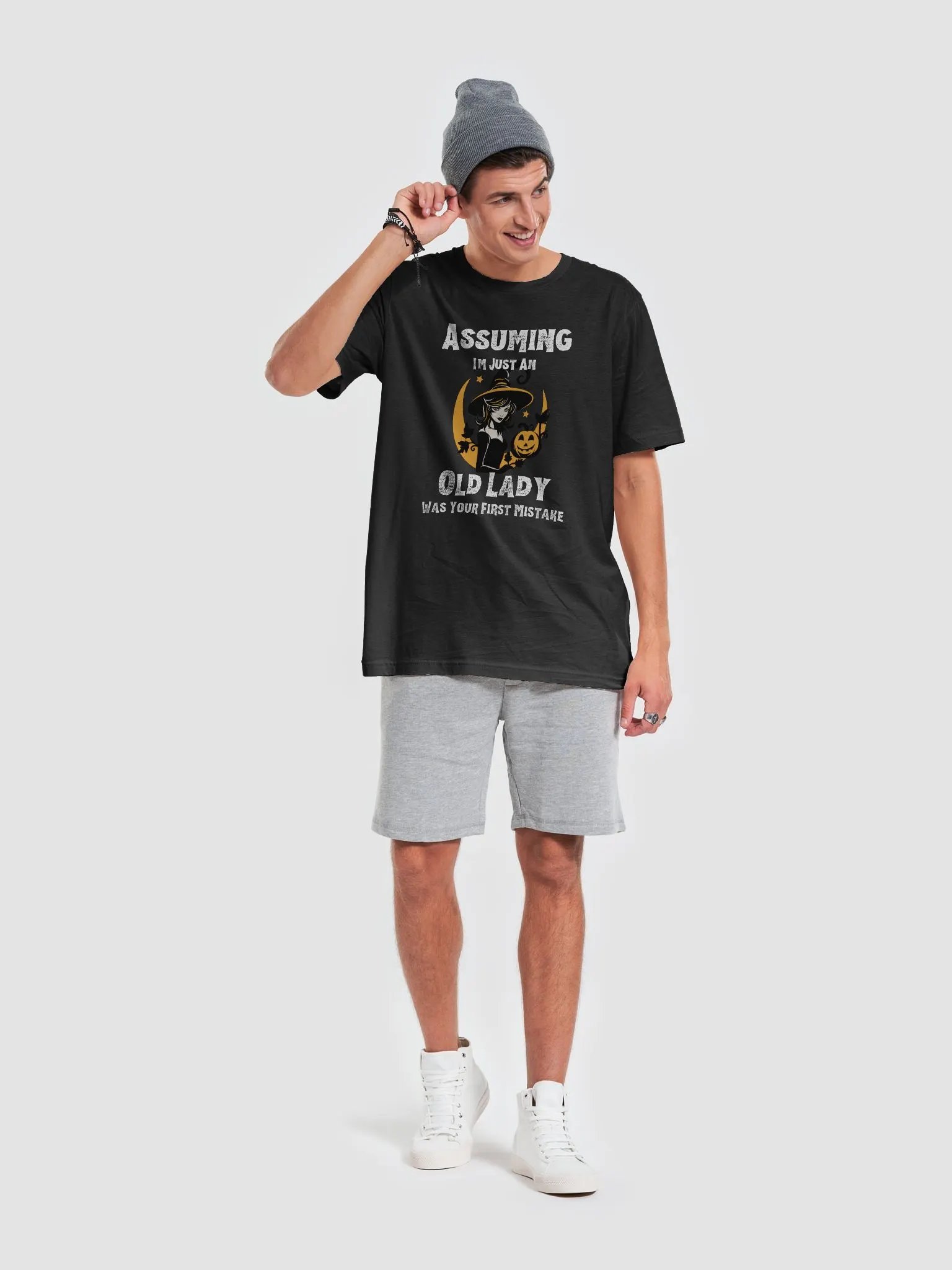 Assuming I'm Just An Old Lady Was Your First Mistake Witch T-Shirt product image (5)