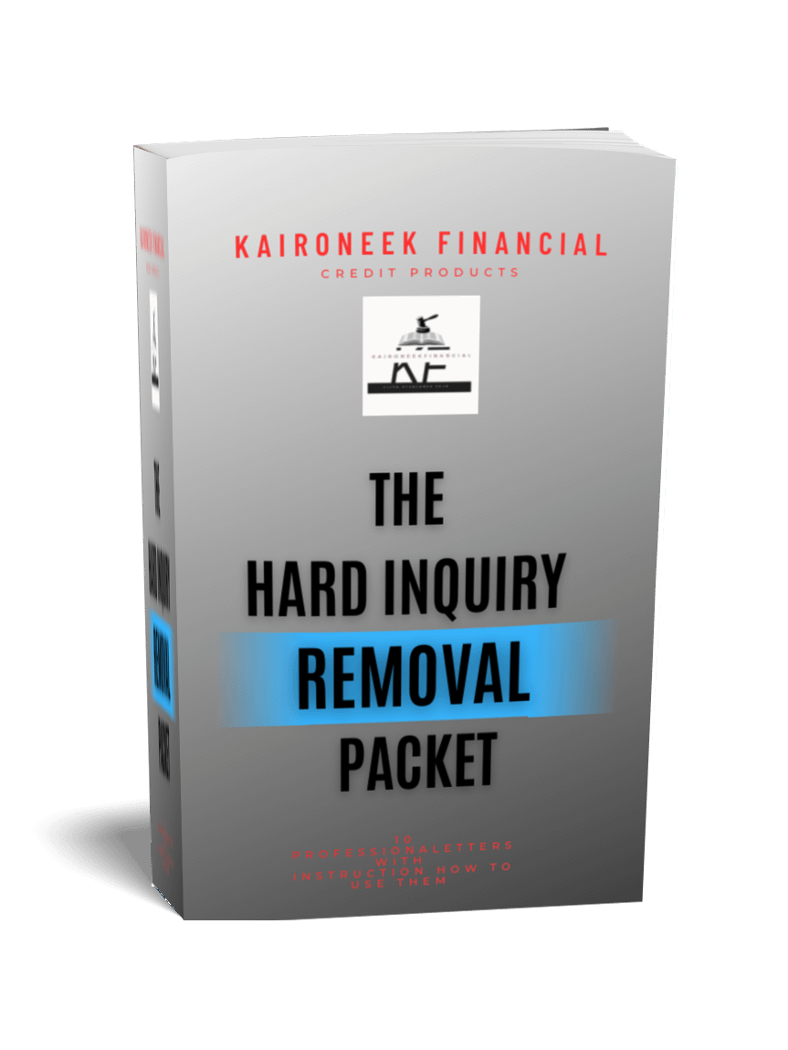 The Hard Inquiry Removal Packet ( Brief Guide With Letters) product image (1)