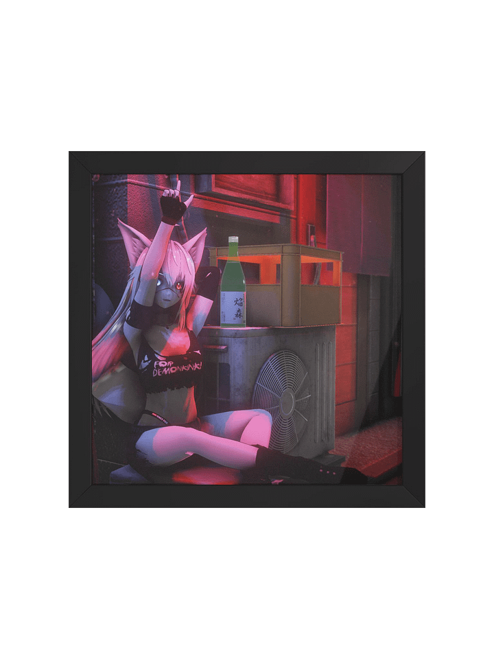 【VIXWYTCH】Neon Alley Framed Poster product image (1)
