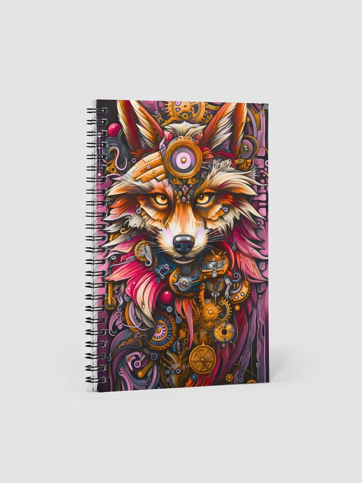 Steampunk Fox Spiral Notebook product image (1)