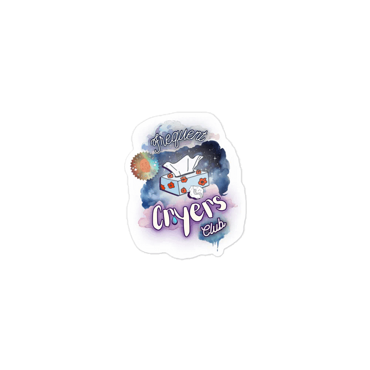 FREQUENT CRYERS CLUB die-cut magnet product image (1)