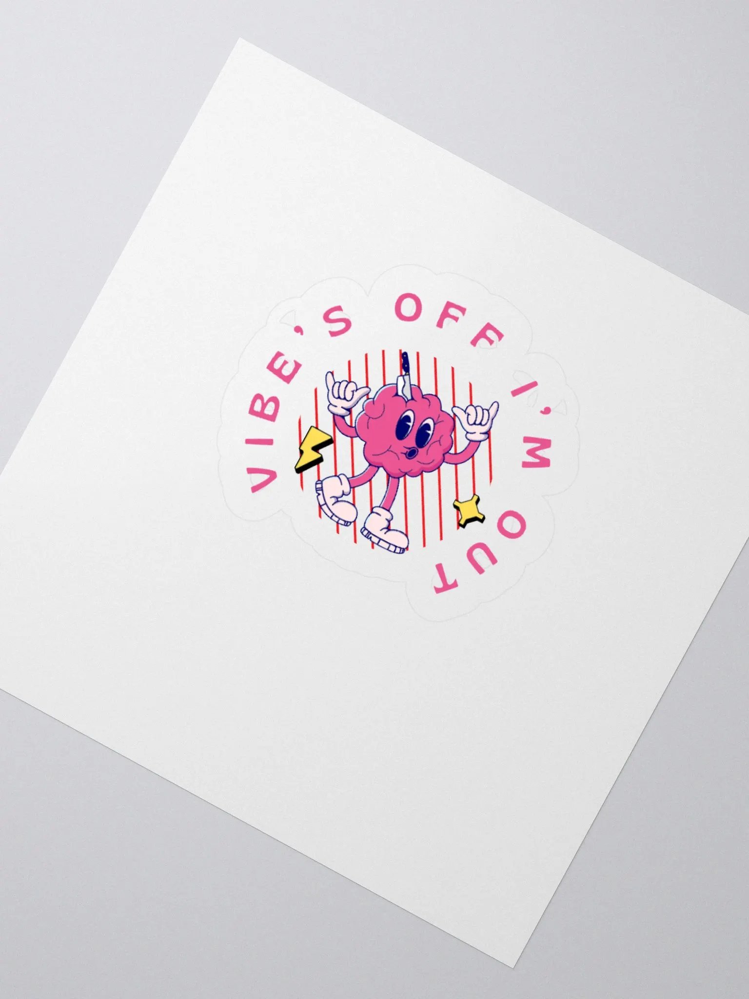 Vibe's Off I'm Out Sticker product image (2)