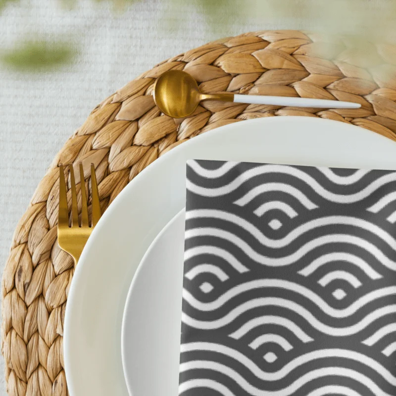 Starry Geometric Cloth Napkin Set product image (5)