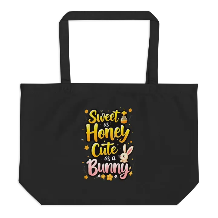 Sweet as Honey, Cute as a Bunny Organic Tote product image (1)
