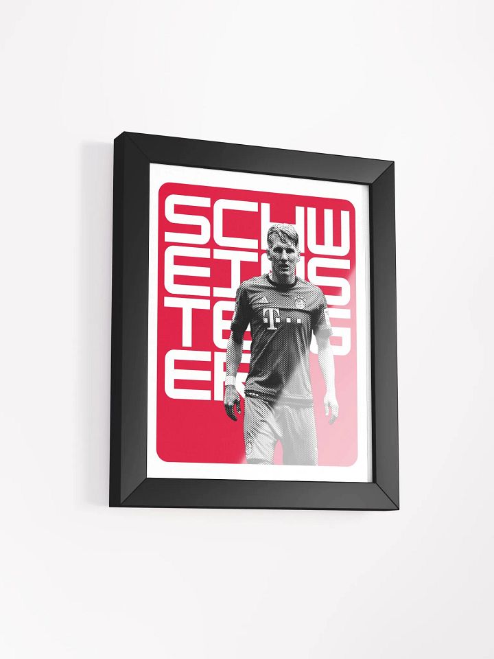Bastian Schweinsteiger BW Bayern Munich Name Art Framed Print product image (3)