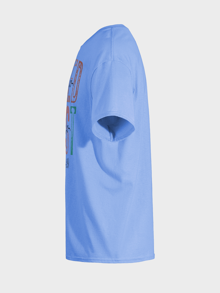Loved First Colorful Text T-Shirt product image (44)