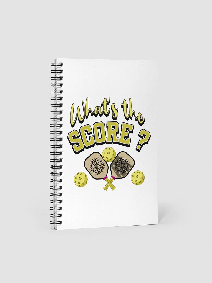 Whats The Score Pickleball Spiral Notebook product image (2)