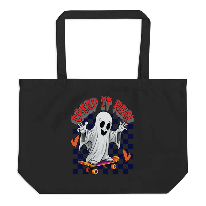 Creep It Real Skateboarding Ghost Tote product image (1)