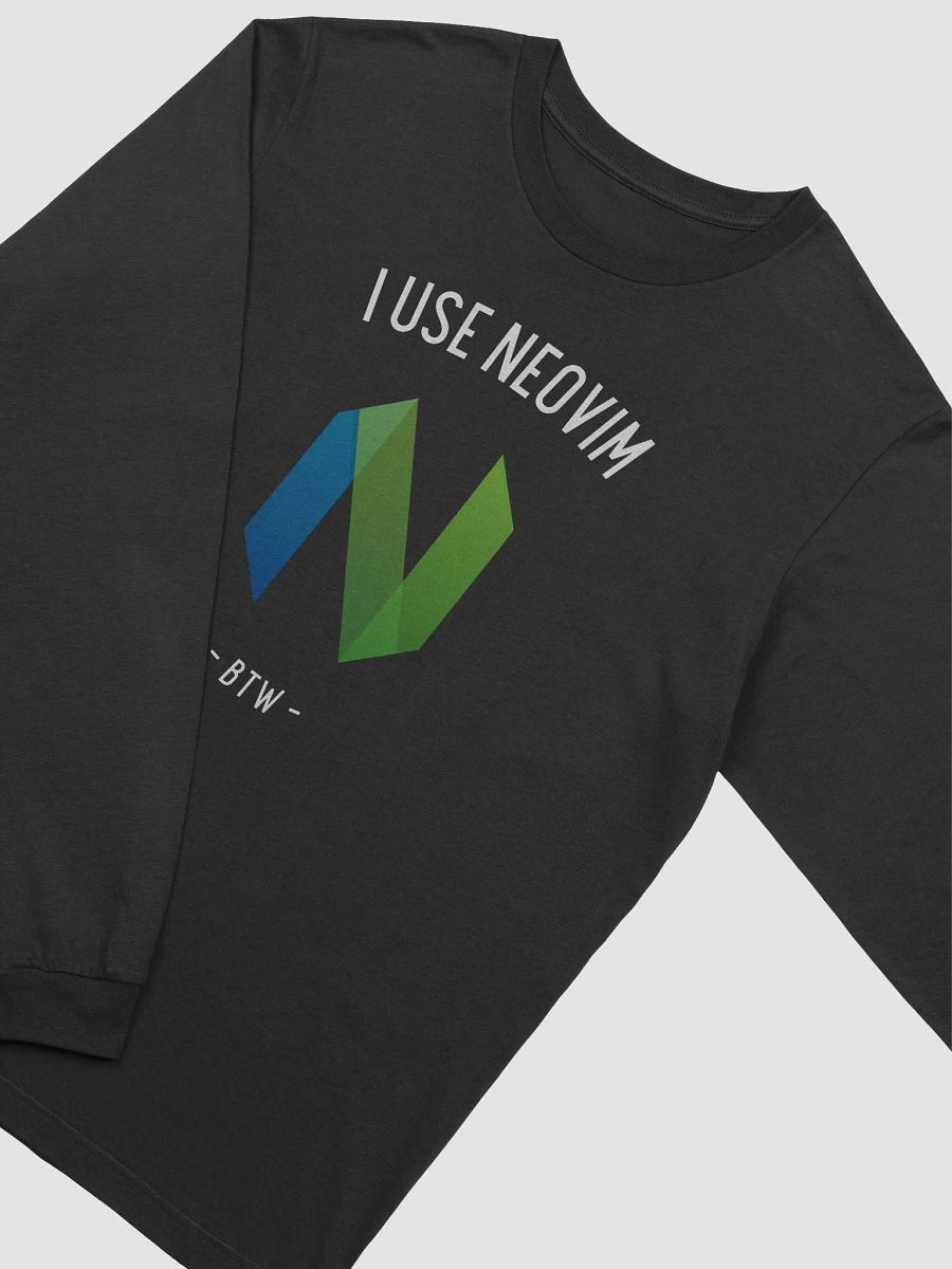 NeovimBTW - I Use Neovim(btw) Long Sleeve Tee product image (3)