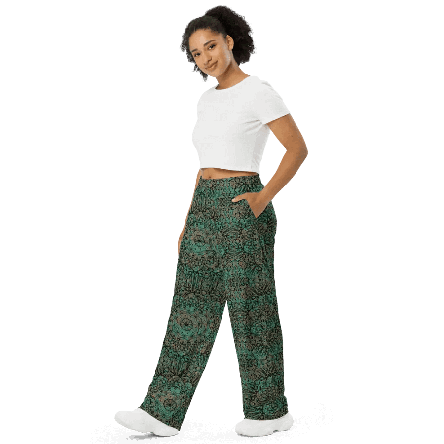 Copper Patina Pattern Wideleg Pants product image (4)