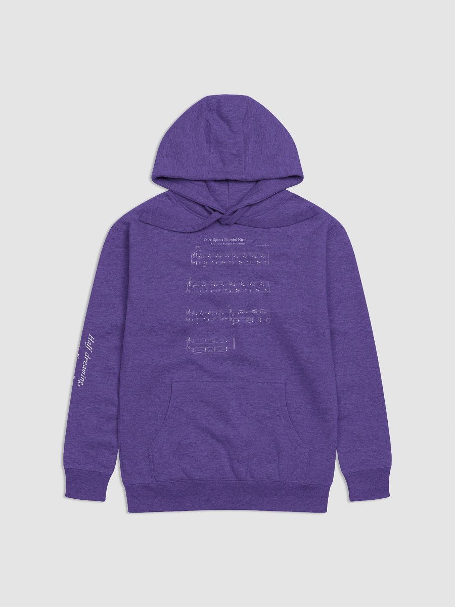 LEVEL MUSIC Hoodie (white ink) product image (3)