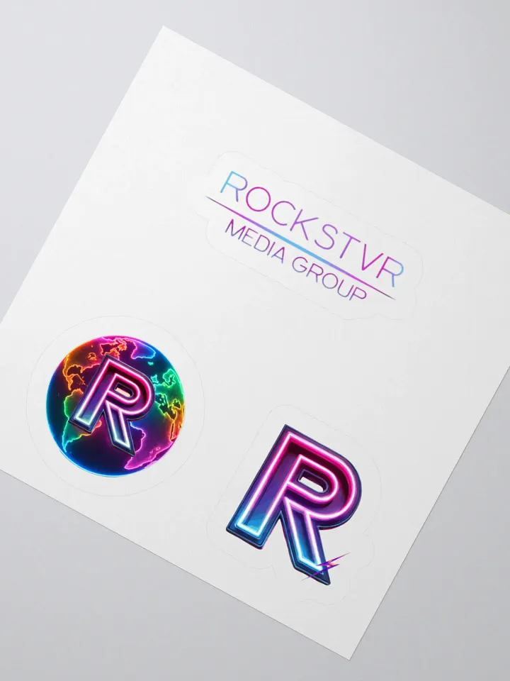 NEW ROCKSTVR Media Group Logo Stickers product image (2)