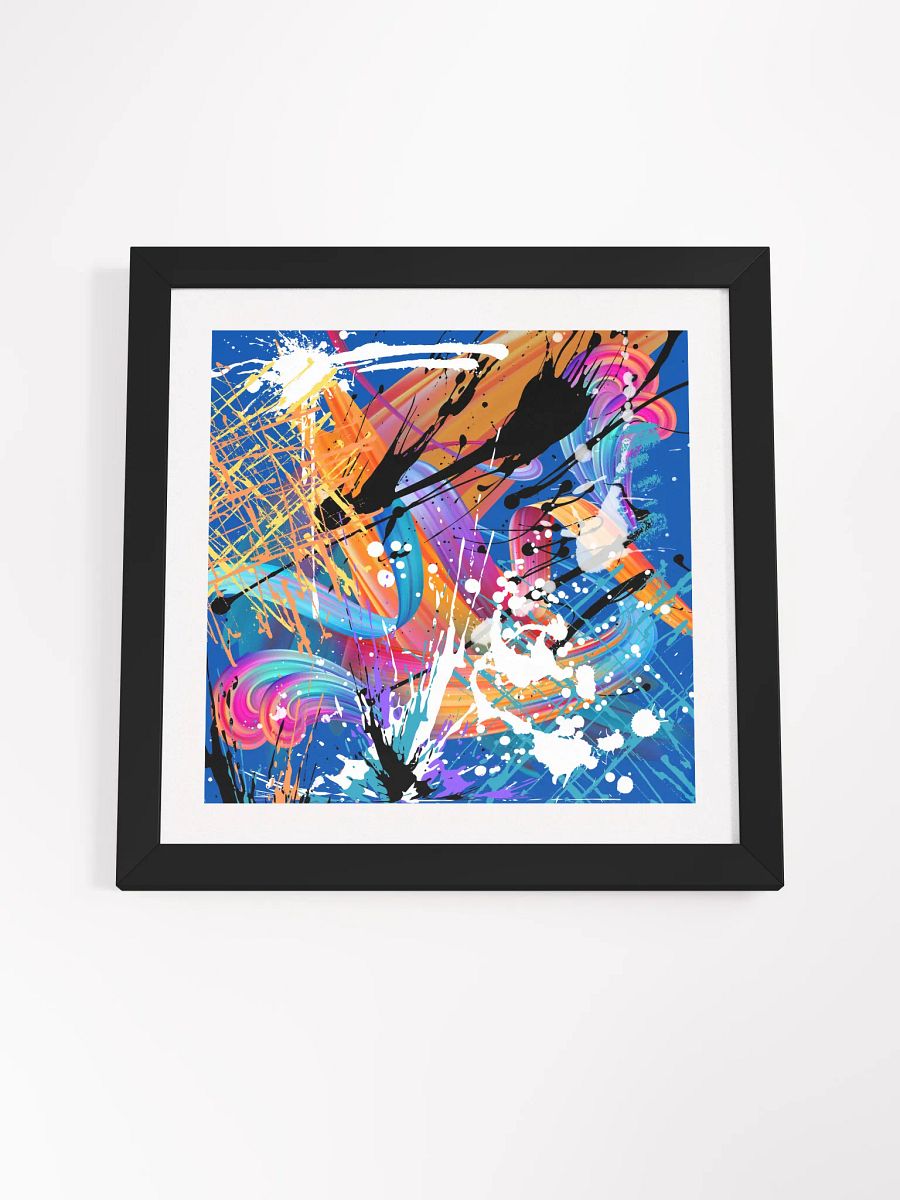 Raging Rapids Abstract Framed Poster product image (15)