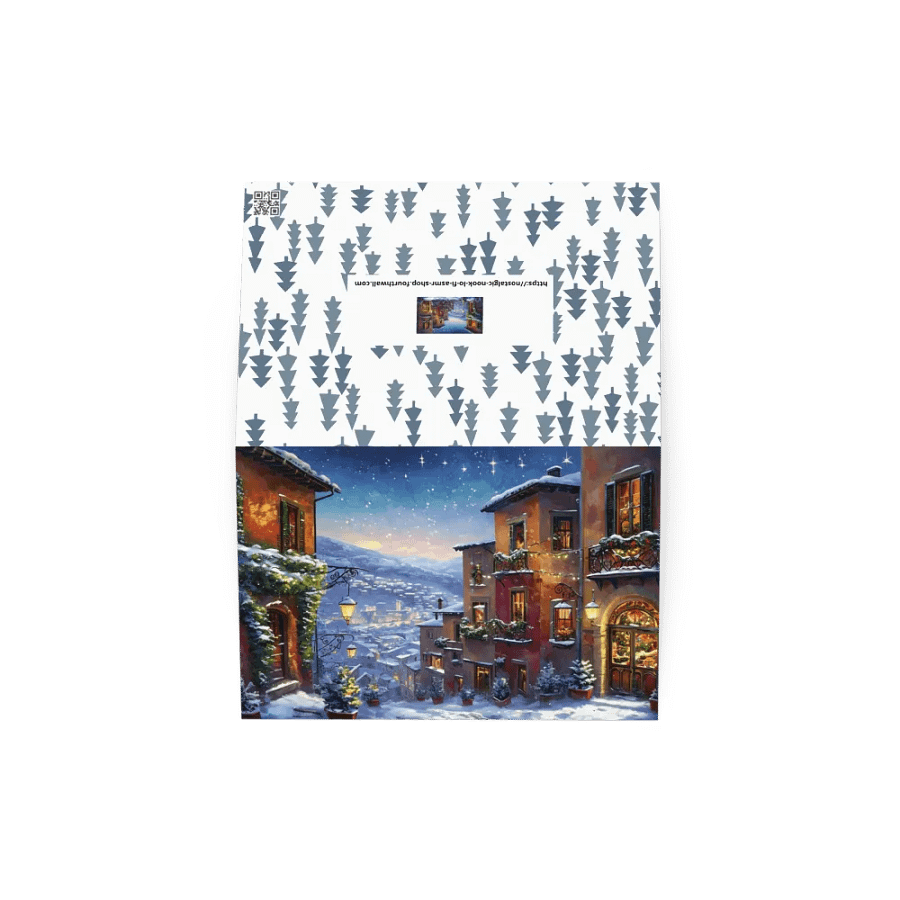 Vintage Italian Christmas Wonderland Card product image (2)