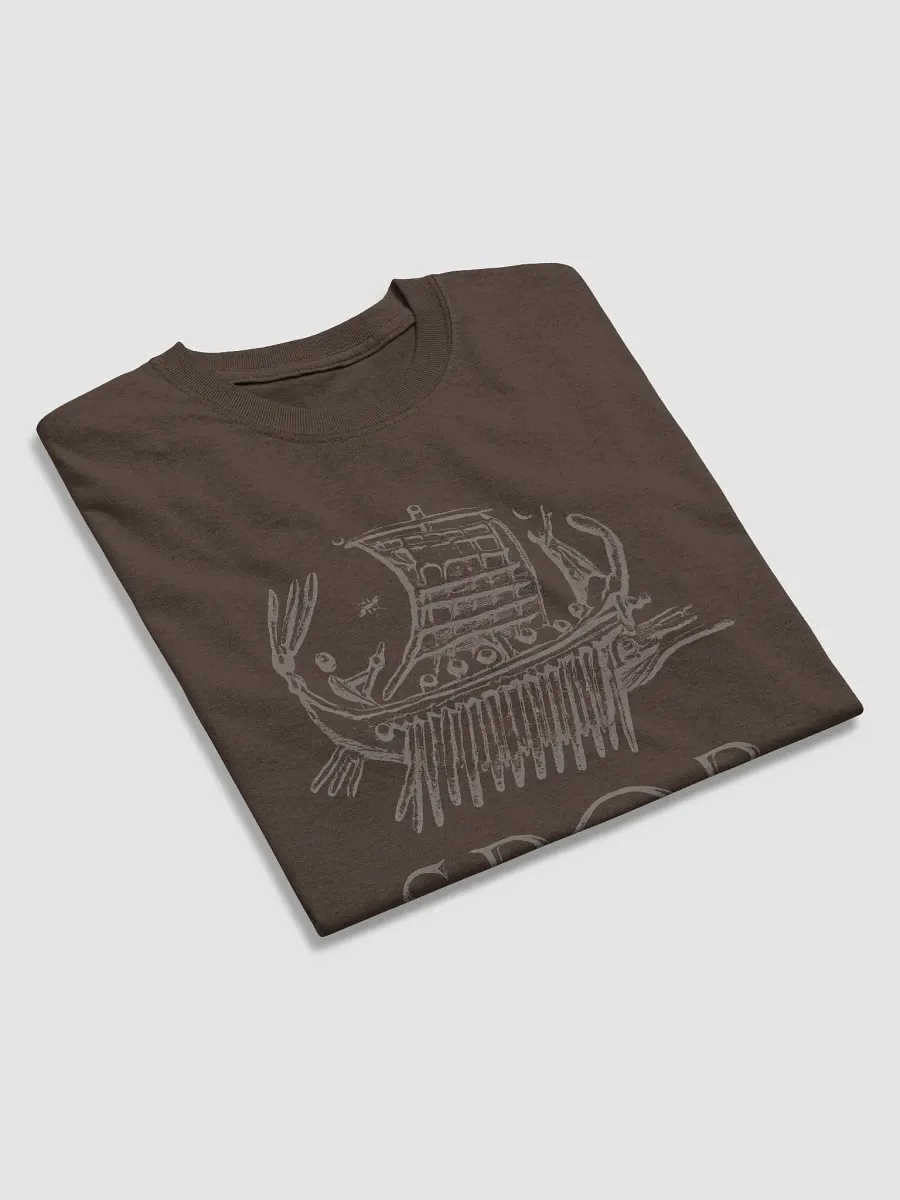 SPQR Galley Roman Art from 43 BC, Dark Chocolate T-Shirt product image (3)