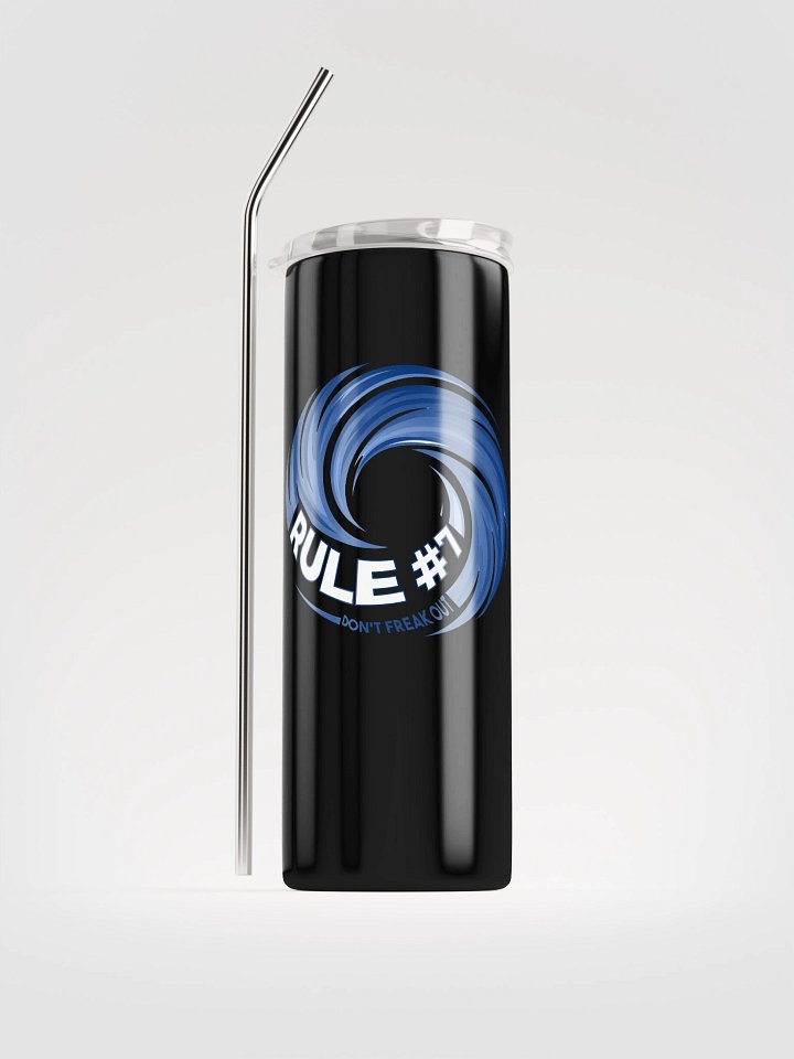 Rule #7 Tumbler Blue and White product image (2)