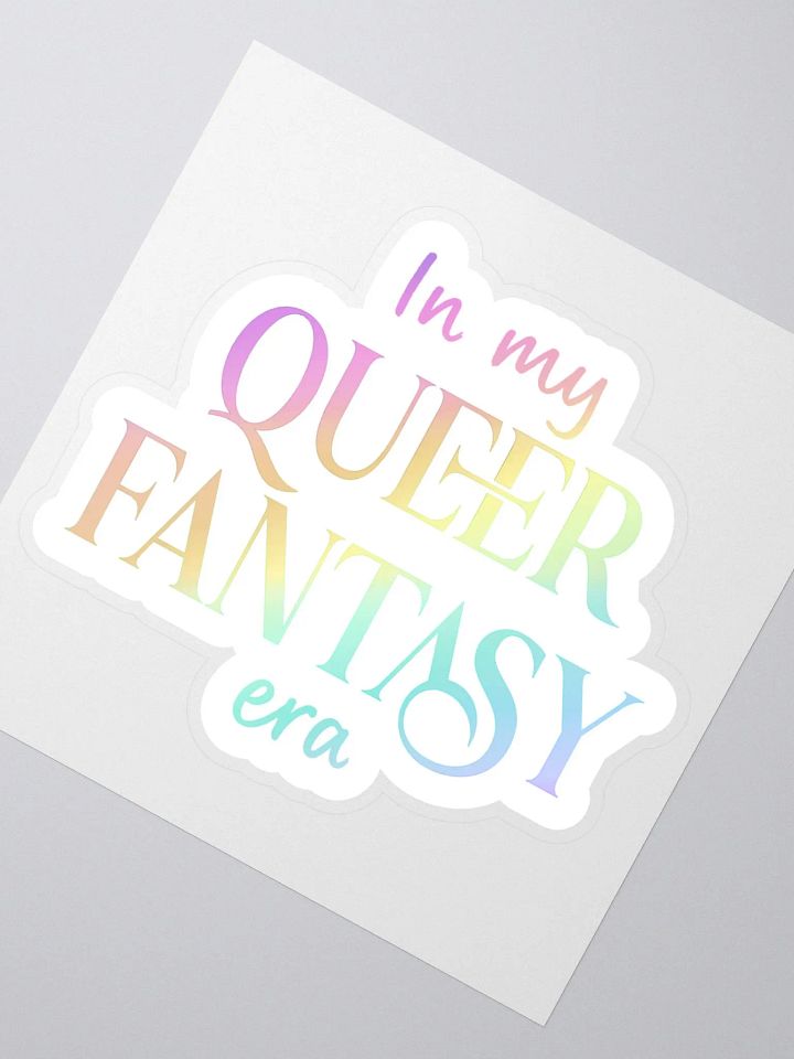 Queer Fantasy Era White Sticker product image (4)