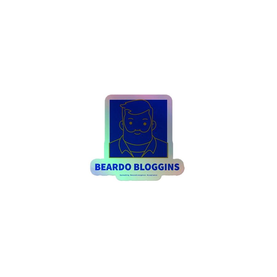 Beardo Bloggins Holographic Sticker Set product image (1)