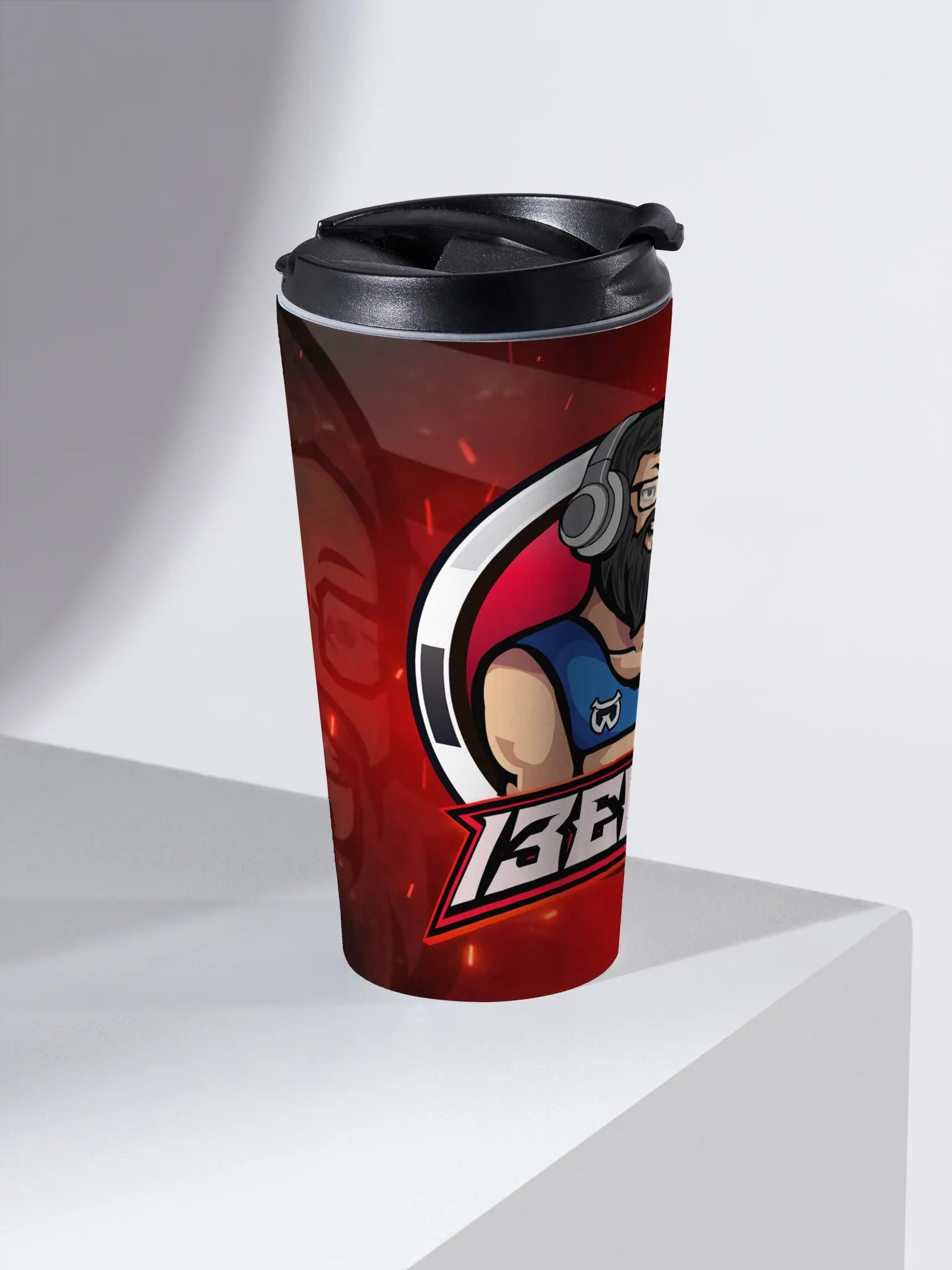 I3eard’s Blastin Travel Mug - Bang Bang Red product image (2)