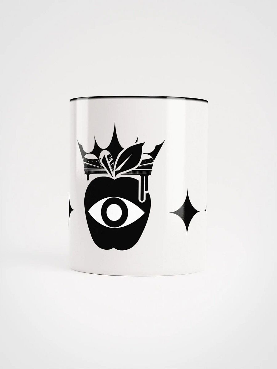 Crowned Apple (Black) ✦ Ceramic Mug with Color Inside product image (34)