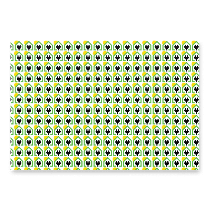 Plug It In Solar High-Quality Wrapping Paper Sheets (Set of 3) product image (2)