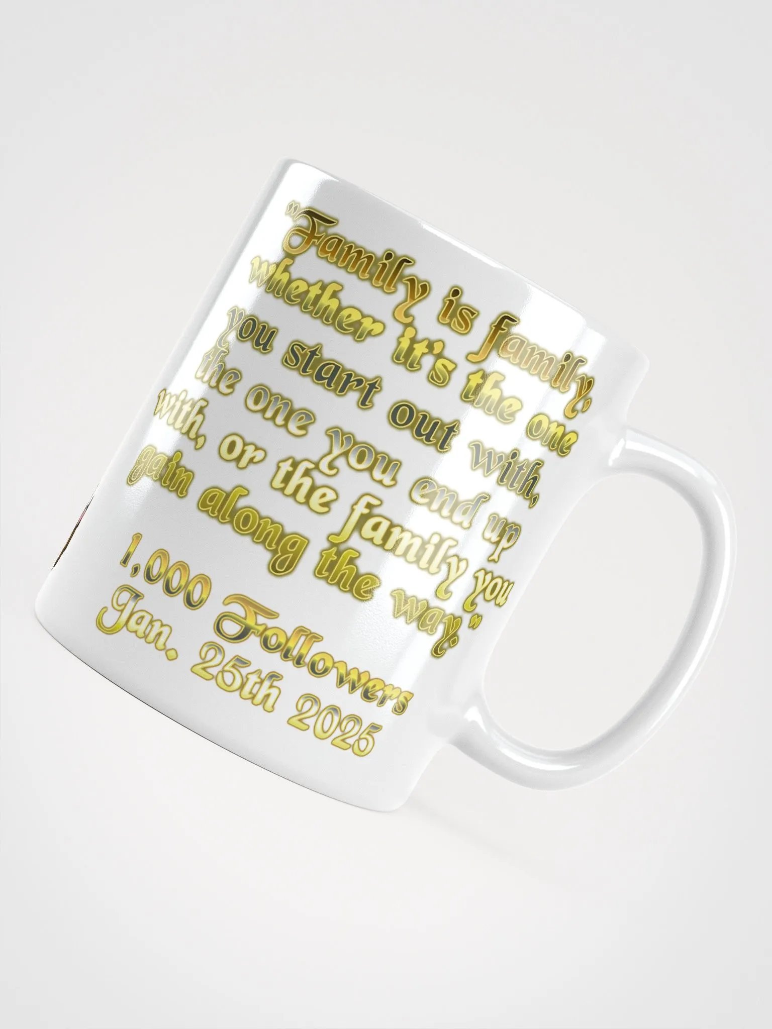 Limited Edition 1K Followers Celebration Mug product image (10)