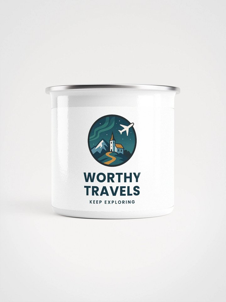 Worthy Travels Adventure Enamel Mug product image (1)