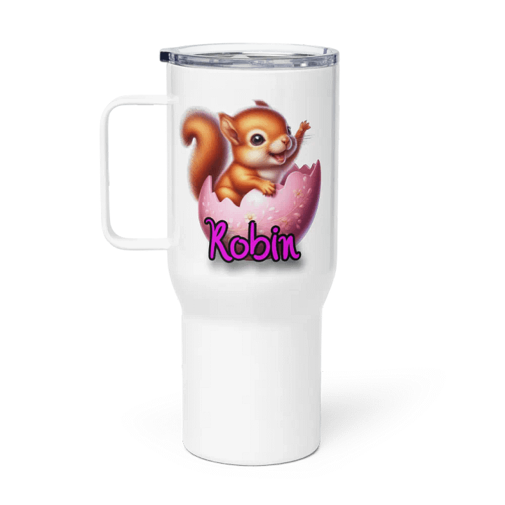 "Robin Easter Egg - Travel Mug w/ Handle product image (1)