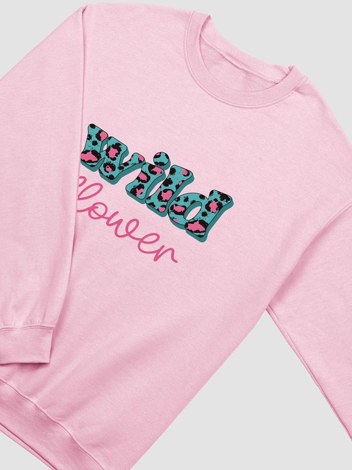 Wild Flower Leopard Print Sweatshirt product image (18)