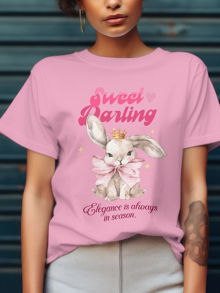 Royal Rabbit Princess Organic Cotton T-Shirt product image (1)