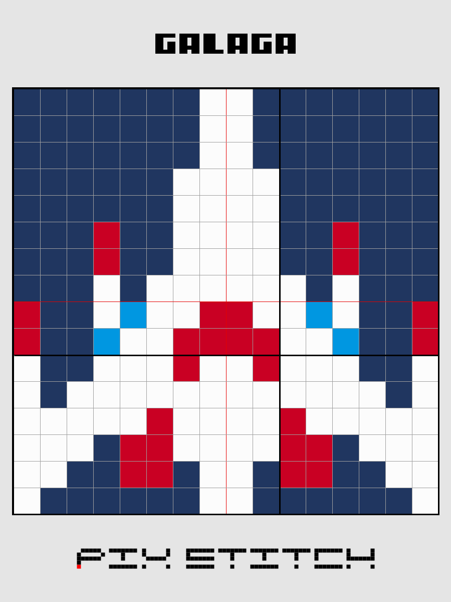 Galaga Pixel Art product image (2)