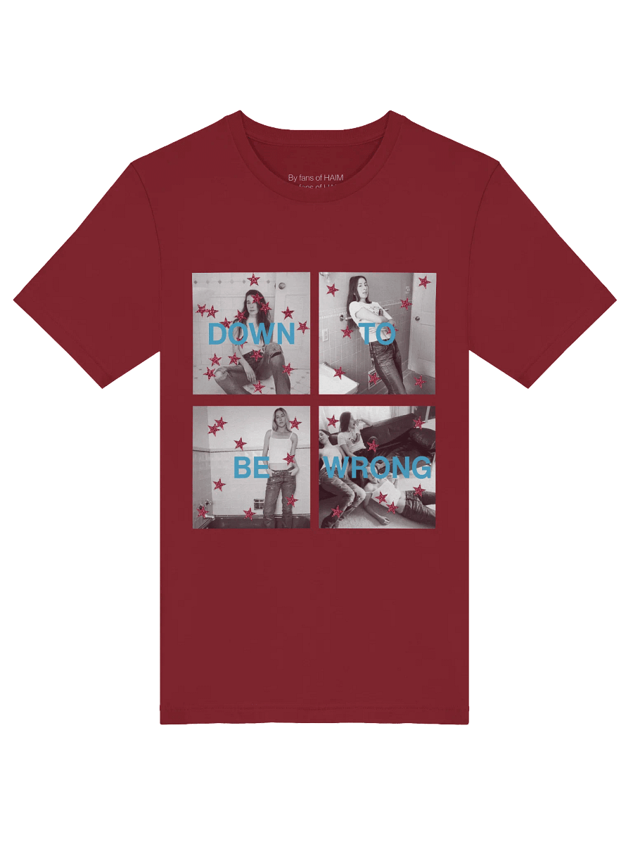 DOWN TO BE WRONG tee product image (1)
