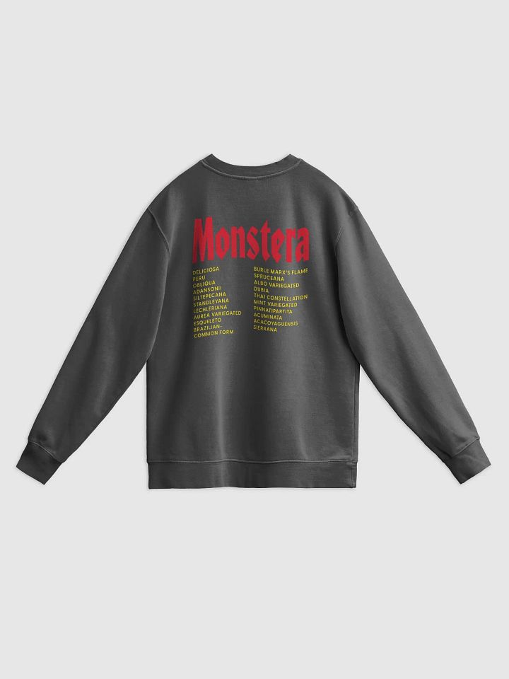 ⚡️ MONSTERA WORLD TOUR ⚡️ unisex midweight pigment dyed sweatshirt product image (2)