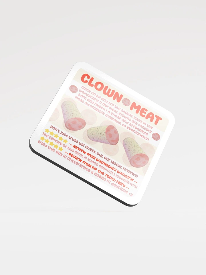 Clown Meat Website Coaster product image (1)