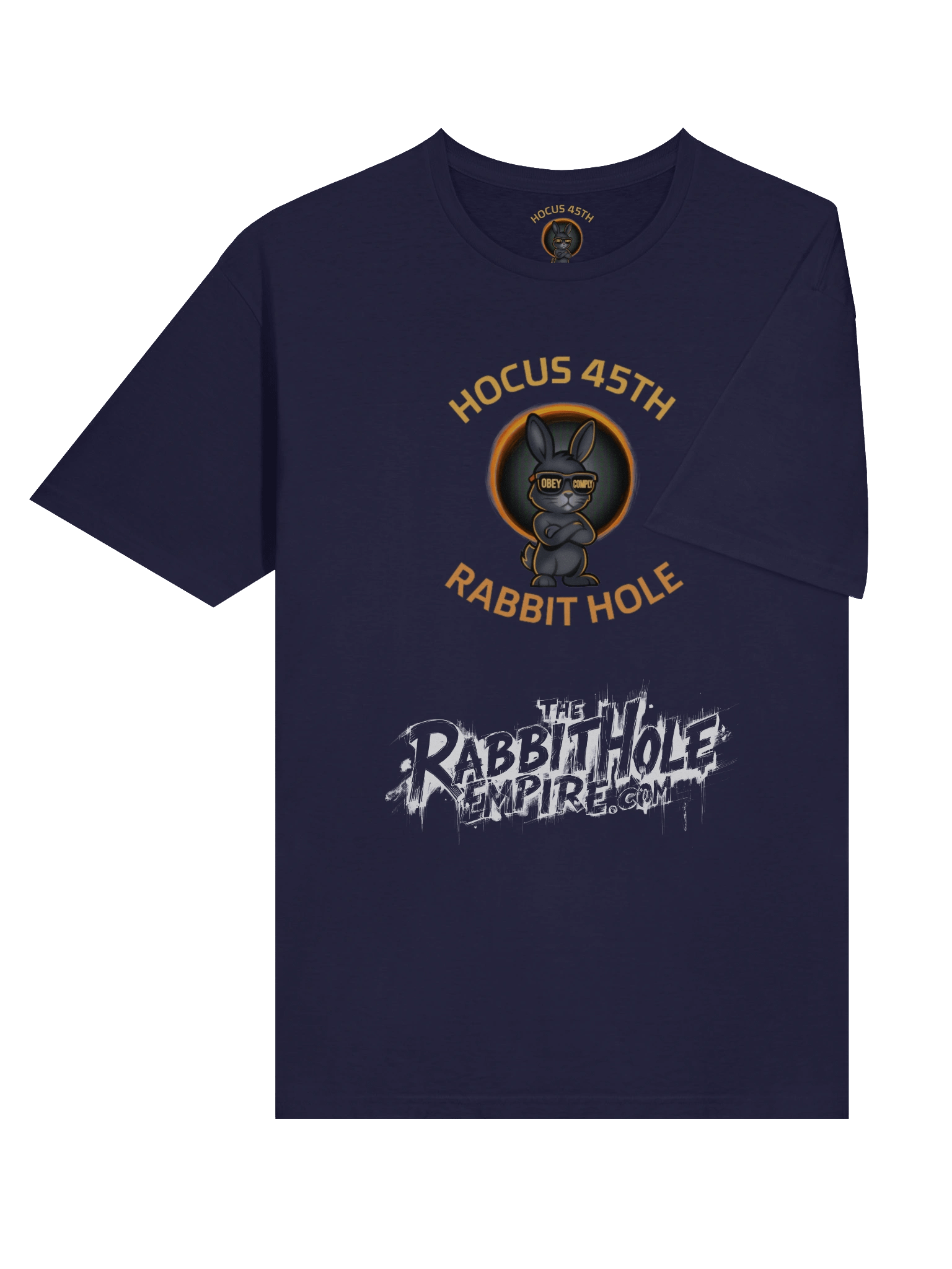Hocus 45th Rabbit Hole (Navy Blue t-Shirt) product image (6)