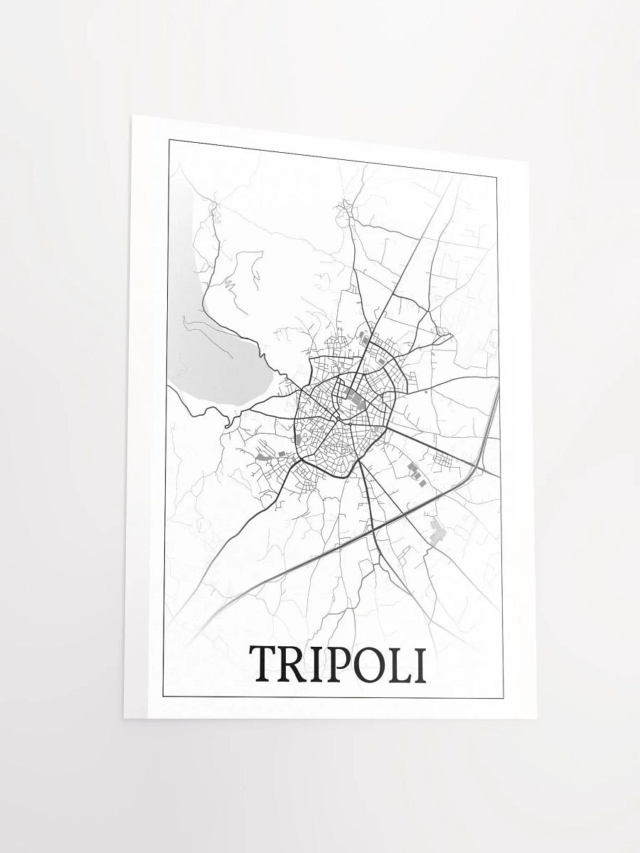 Tripoli, Greece, city map print product image (13)