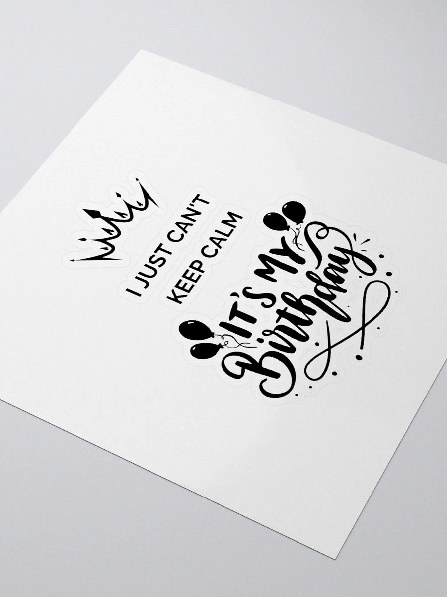 It's My Birthday Kiss Cut Stickers product image (11)