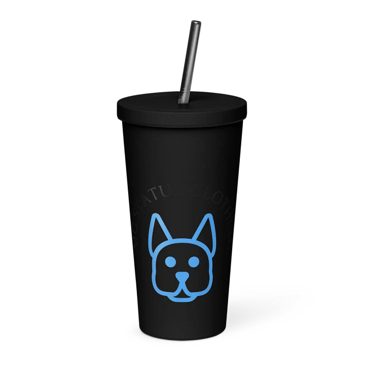 Insulated Tumbler With straw product image (1)
