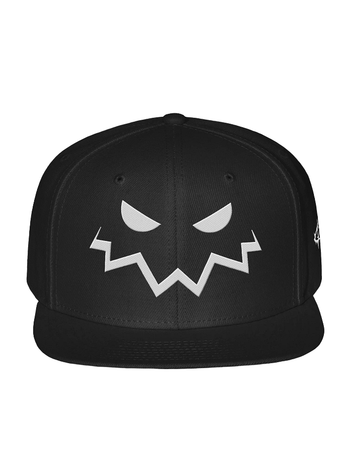 Cog Face White Logo Snapback Cap product image (12)
